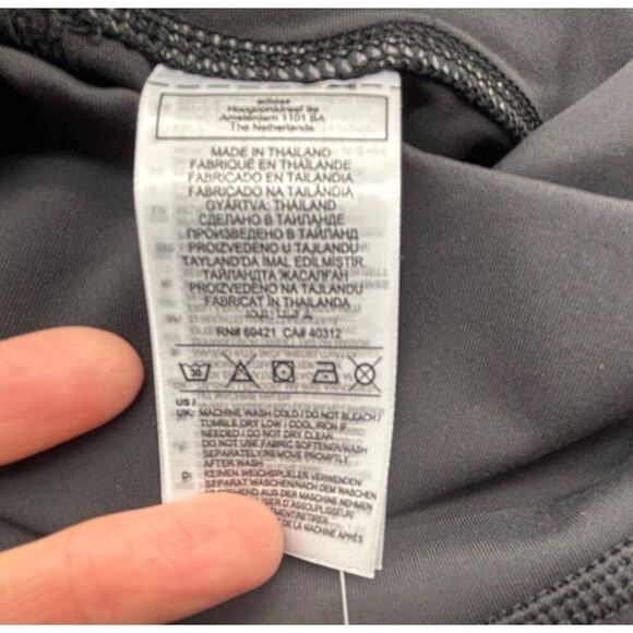 Reebok Womens Lux 2.0 Maternity Studio Tights Leggings, Black - Picture 6 of 13